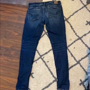 American eagle jean leggings size 8